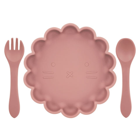 3pcs Baby Fork Plate Spoon