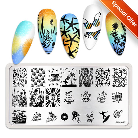 New 12*6cm Nail Art Templates