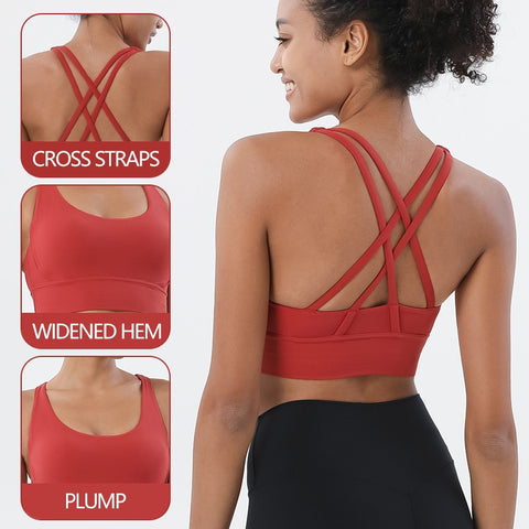 Women Fitness Yoga Sports Bra