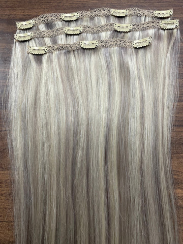 New Full Shine 50 Grams Clip in Hair Extensions