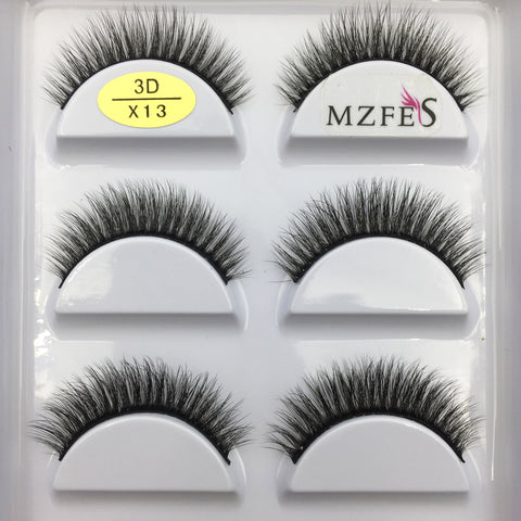 New Natural 3D Mink False Eyelashes