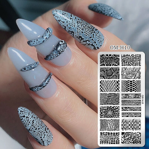 New Nail Art Templates Stamping Plate