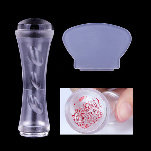 French Mold Nail Art Stamper with Cap