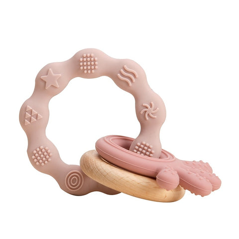 Baby Silicone Teether Ring