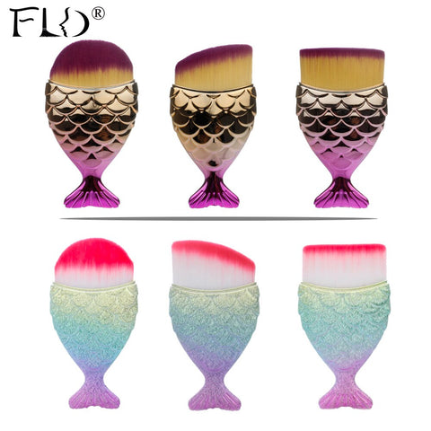 Professional Mermaid Brushes Set