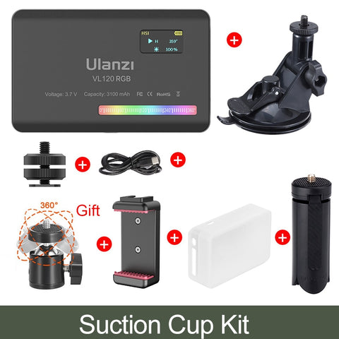 Ulanzi VL120 RGB LED Video Camera Light