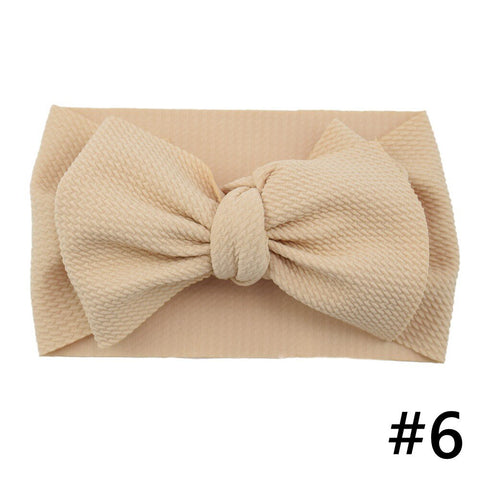 Baby Girls Big Bow Tie Hair Band