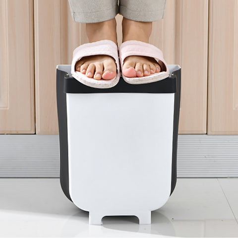 Kitchen 9L Wall Mounted Folding Waste Bin