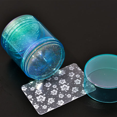 4cm(1 Set) Round Jelly Transfer Painting Stamper