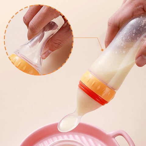 Newborn Baby Training Rice Cereal  Food Spoon