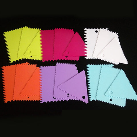 3Pcs Kitchen  Straight Arc Tooth Shape