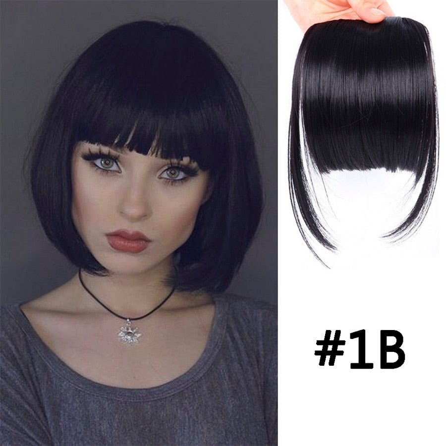 New Synthetic Fake Blunt Hair Bangs