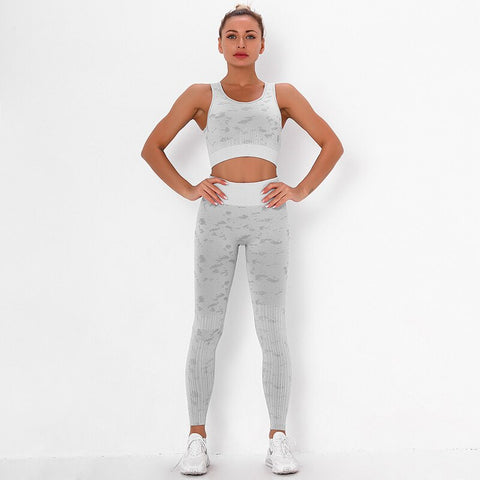 Women Sport Camo Yoga Set
