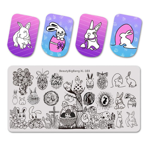 New Beauty Big Bang Animal Image Nail Art