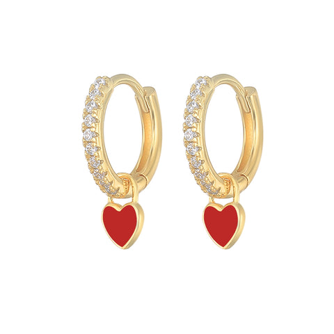 New Aide Silver Color Hoop Earrings