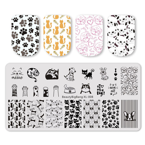 New Beauty Big Bang Animal Image Nail Art