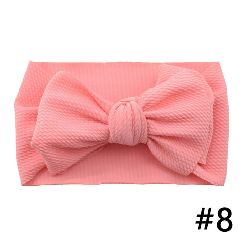 Baby Girls Big Bow Tie Hair Band