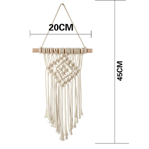 Nordic Star Moon Macrame