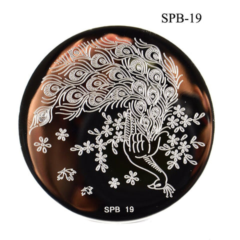 3 Sizes Flower Geometry Nail Stamping Plates