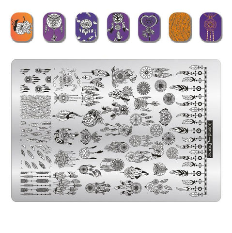9.5X14.5cm Big Size Nail Stamping Plates