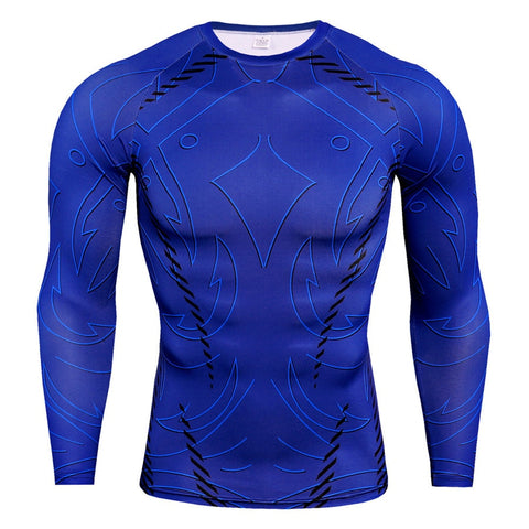Men Long Sleeve Gym T-shirts