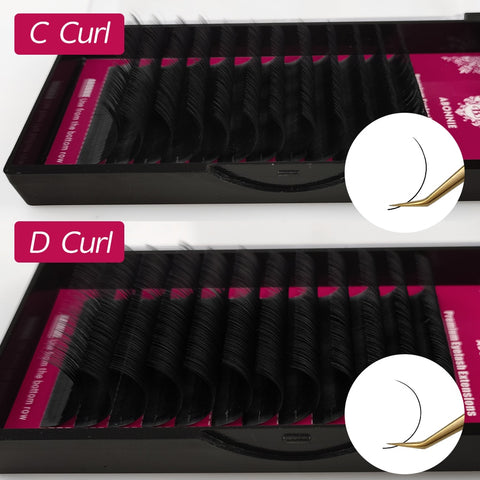 Abonnie C/D Curl Classic Individual Eyelash
