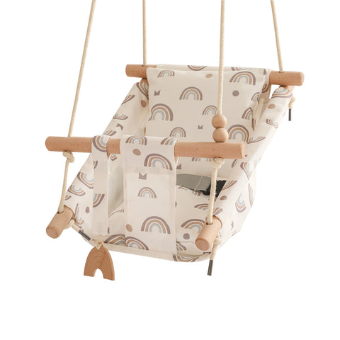 Baby Swing Hanging Wood Chair