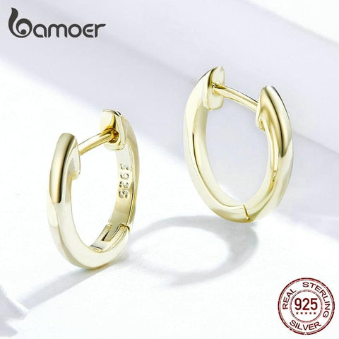 925 Sterling Silver Small Ear Hoops Earrings