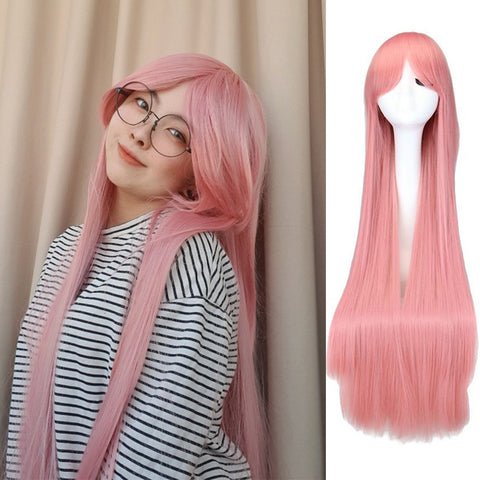 New Long Straight Cosplay Wig