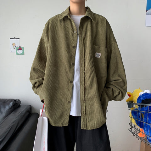 Men Men Harajuku Black Shirt