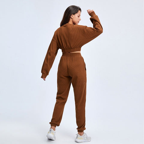 Women Yoga Fitness Two Piece Set