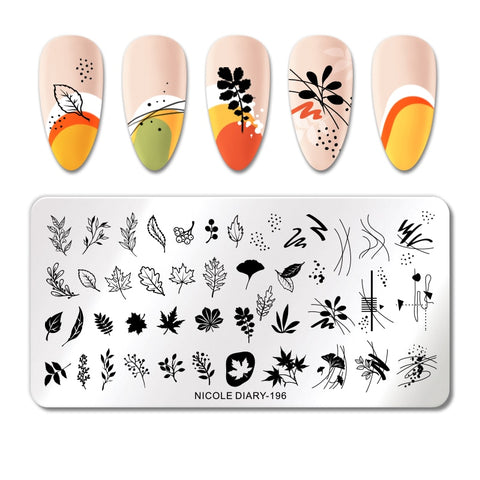 New Space Planet Moon Star Nail Stamping Plates