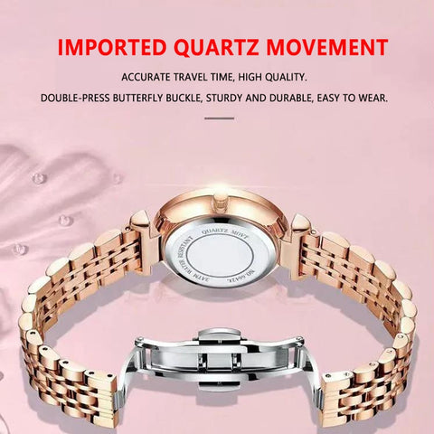 New Fashion Luxury Stainless Steel Wristwatch