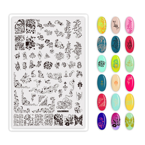 9.5X14.5cm Big Size Nail Stamping Plates