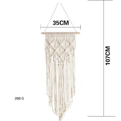 Nordic Star Moon Macrame