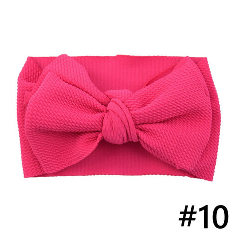 Baby Girls Big Bow Tie Hair Band