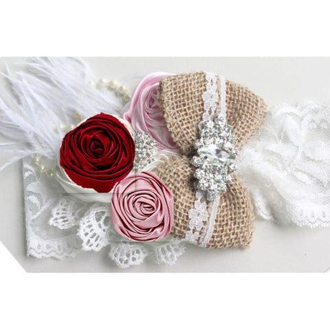 Newborn Vintage Flower Headband