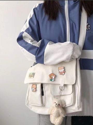 New Korean Planet Print Women Shoulder Bag
