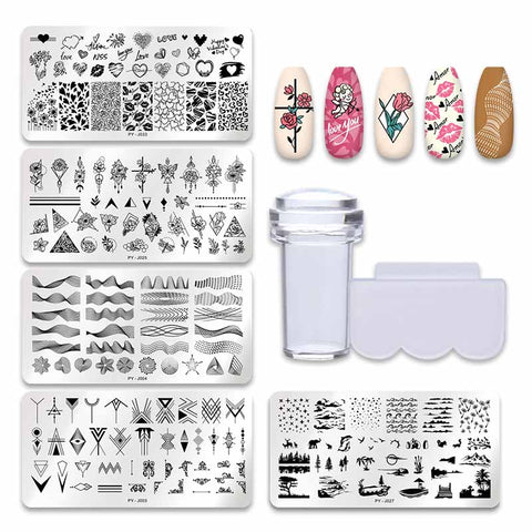 12*6cm Nail Art Templates Stamping Plate