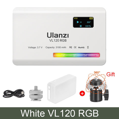 Ulanzi VL120 RGB LED Video Camera Light