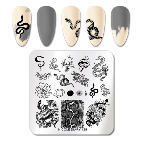 New Space Planet Moon Star Nail Stamping Plates