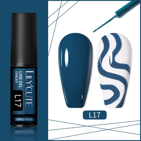 5ml Metallic Painting Liner Gel Polish