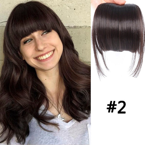 New Synthetic Fake Blunt Hair Bangs