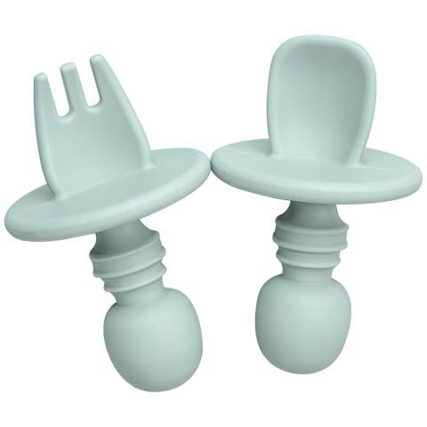 Baby Mini Silicone Fork Spoon