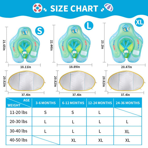 Baby Float With Canopy Swimming Ring