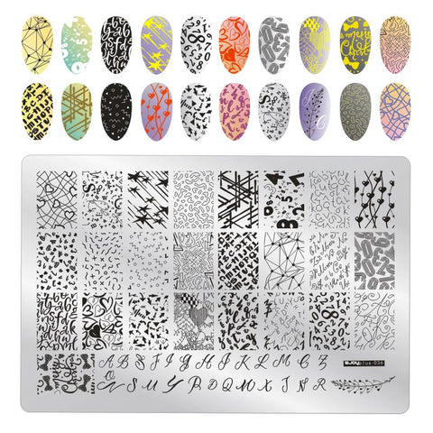 9.5X14.5cm Big Size Nail Stamping Plates