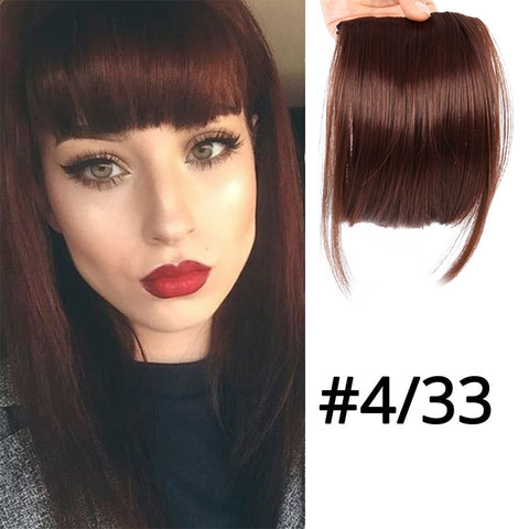 New Synthetic Fake Blunt Hair Bangs