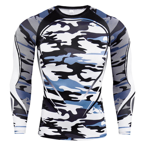 Men Long Sleeve Gym T-shirts