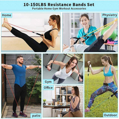 11 pieces Resistance Bands Set