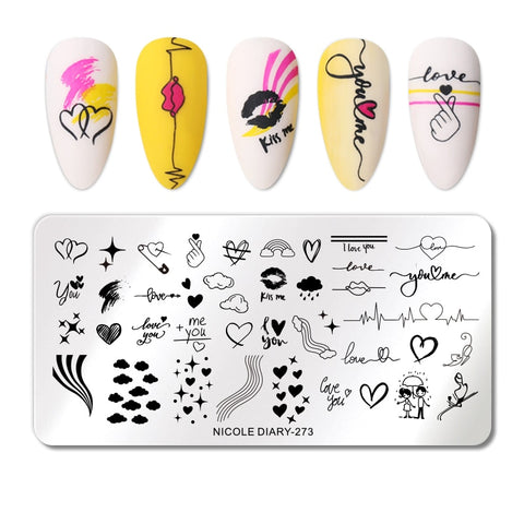 Nails Leaf Flower Manicure Decor